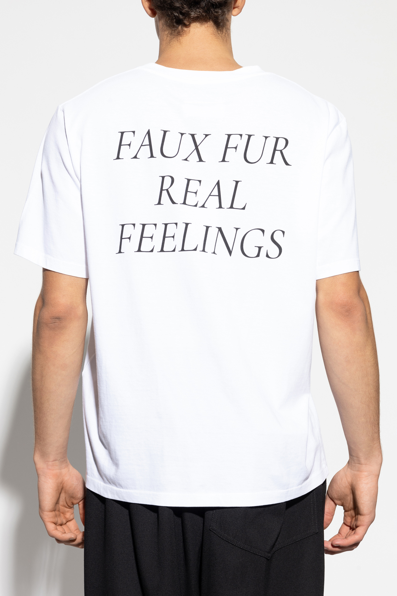 White T-shirt with logo MM6 Maison Margiela - Vitkac Canada